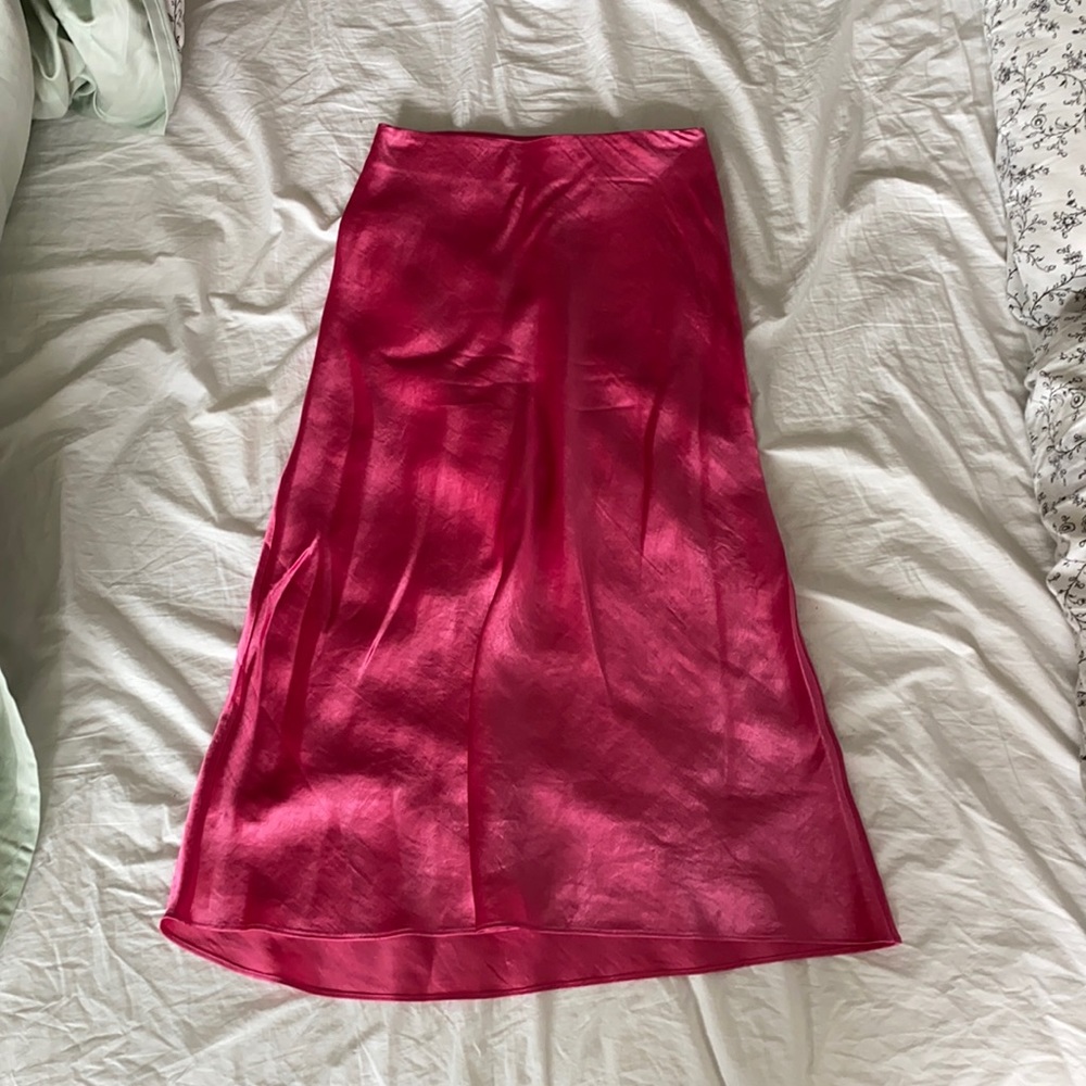 Babaton Silk Skirt